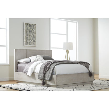 Modus Destination Queen Panel Bed in Cotton Grey