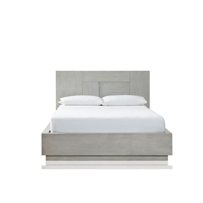 Modus Destination 5PC Queen Panel Bedroom Set w 2 Nightstand in Cotton Grey