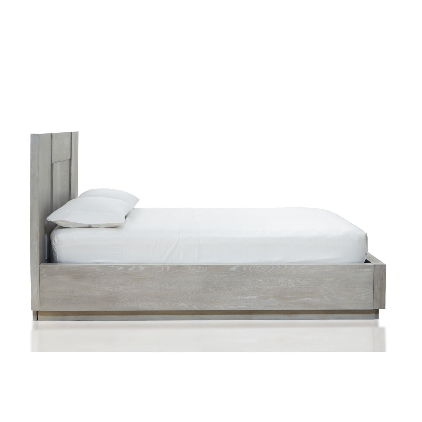 Modus Destination 5PC Queen Panel Bedroom Set w 2 Nightstand in Cotton Grey