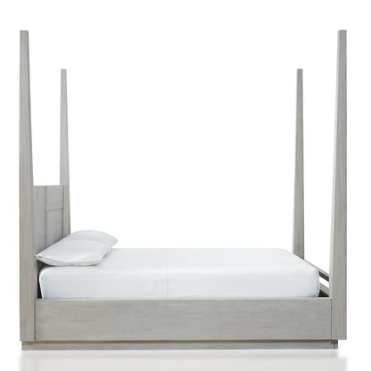 Modus Destination Queen Poster Bed in Cotton Grey