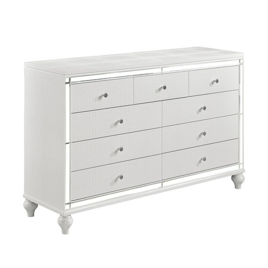 Homelegance Alonza Dresser in Bright White