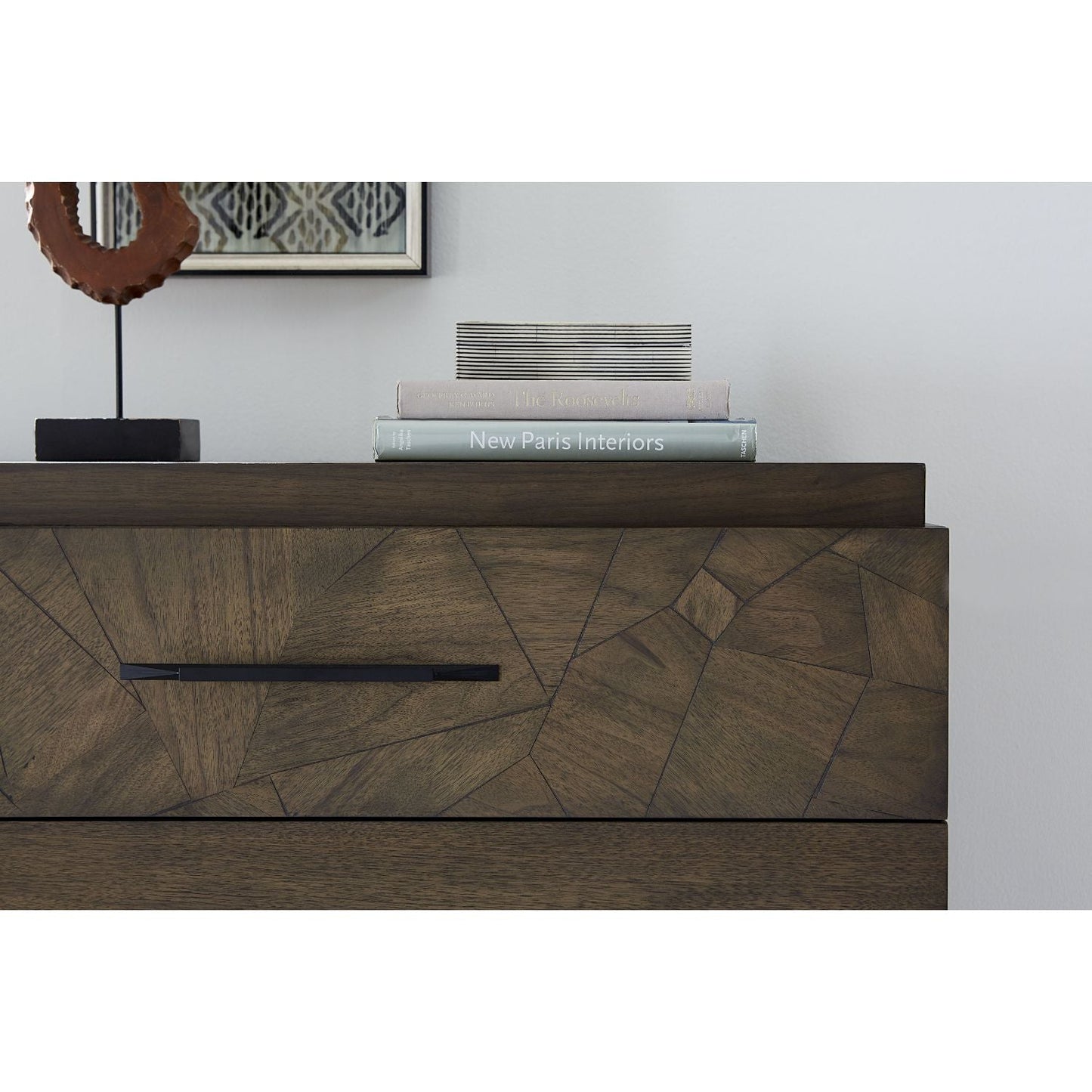 Modus Broderick Two-Drawer Nightstand in Wild Oats Brown