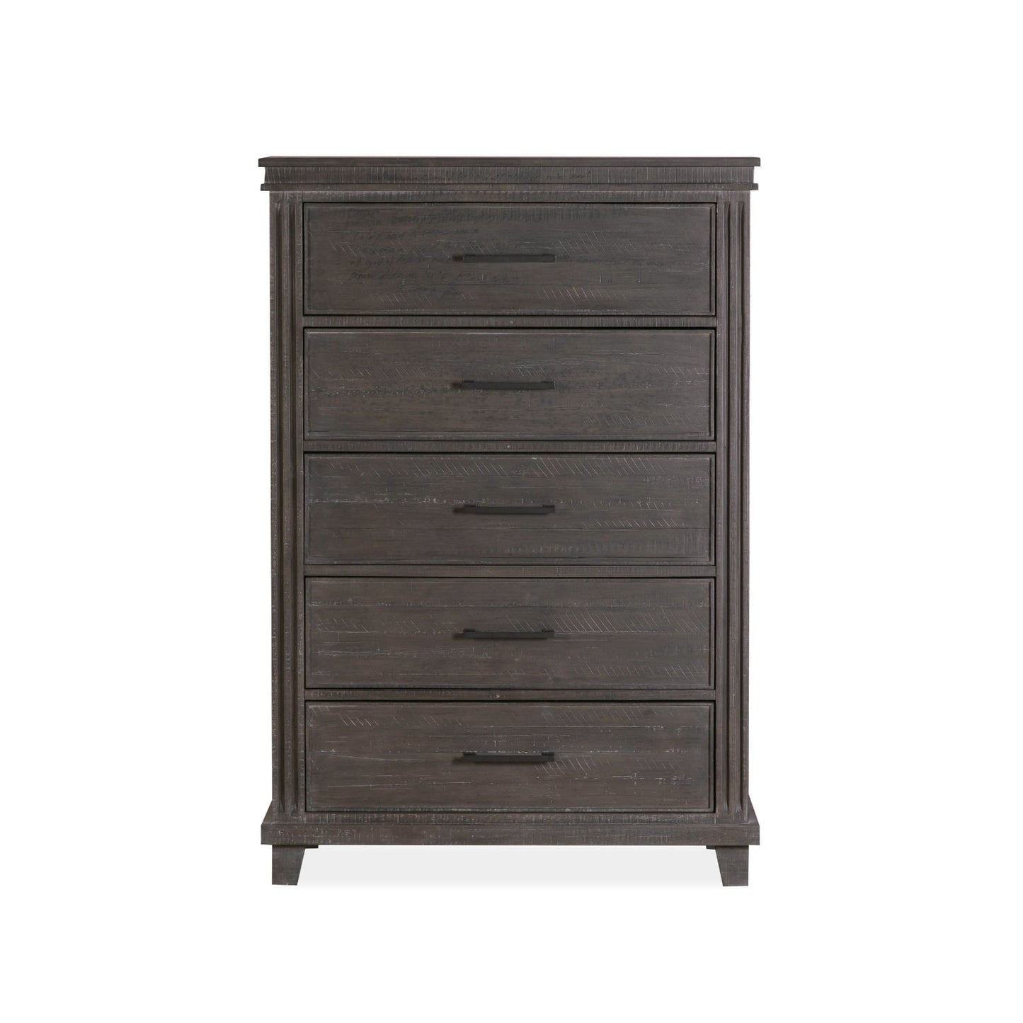 Modus Hampton Bay Five Drawer Chest in Rustic Onyx