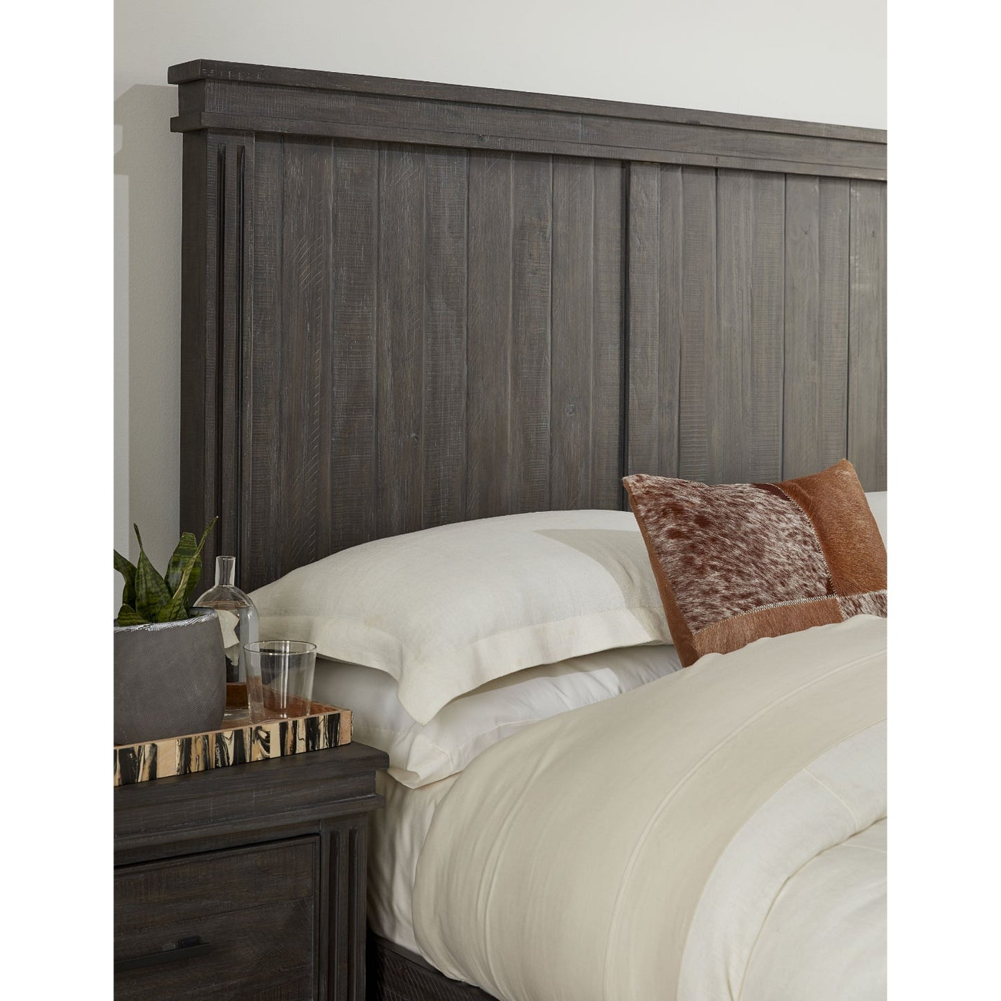 Modus Hampton Bay Queen Panel Bed in Rustic Onyx