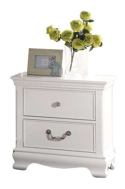 Labrant Girls Cottage Nightstand in White