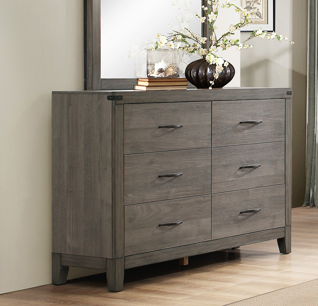 Walen Industrial Dresser in Grey – The Furniture Space