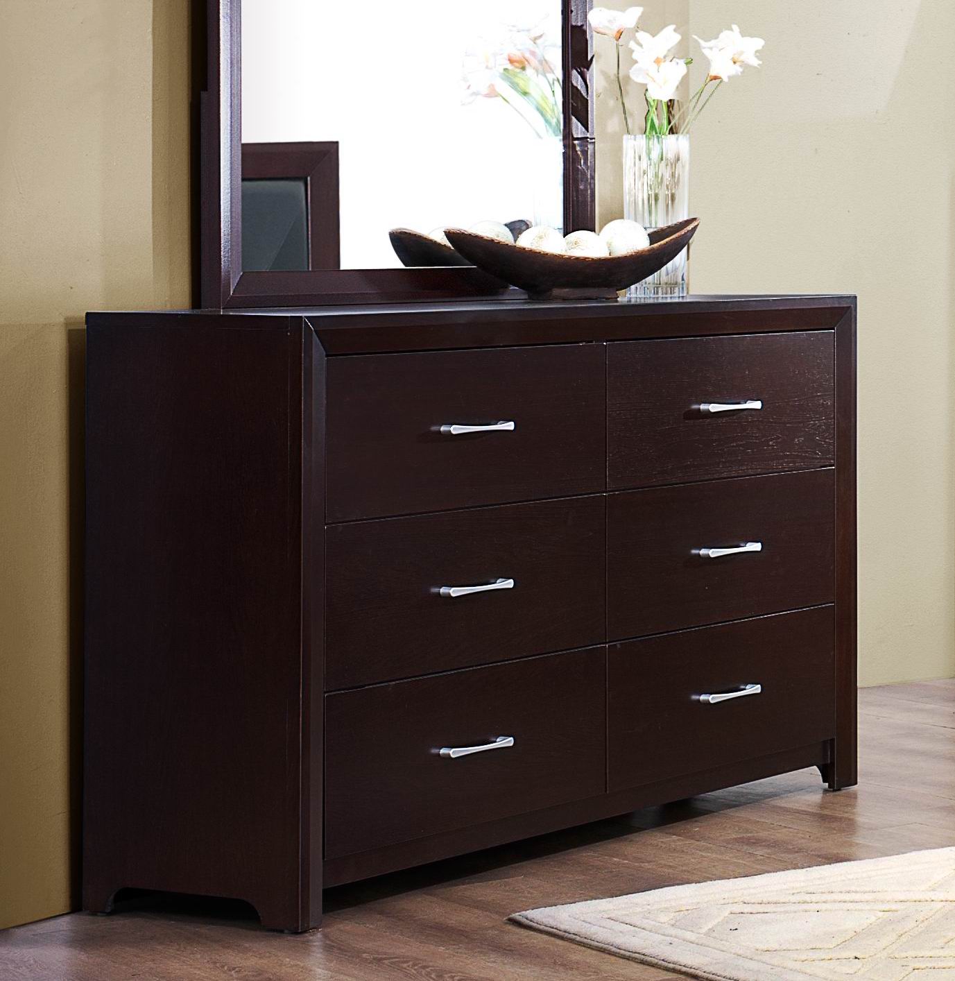 Eagen Casual Dresser in Brown Espresso