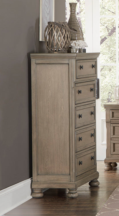 Broville Rustic Chest in Weathered Wood