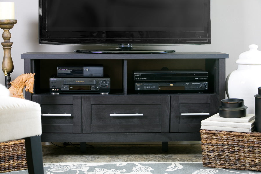 Contemporary TV Stand in Dark Brown bxi5370-106