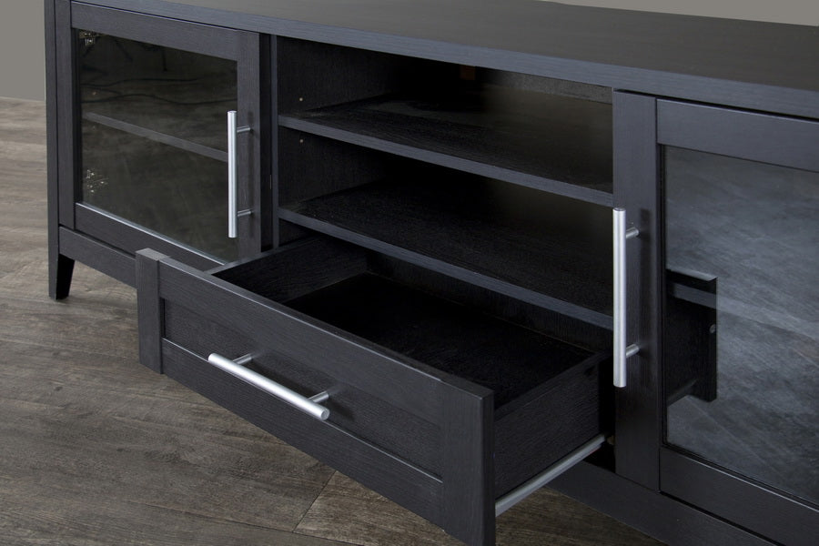 Contemporary TV Stand in Dark Brown bxi5371-106