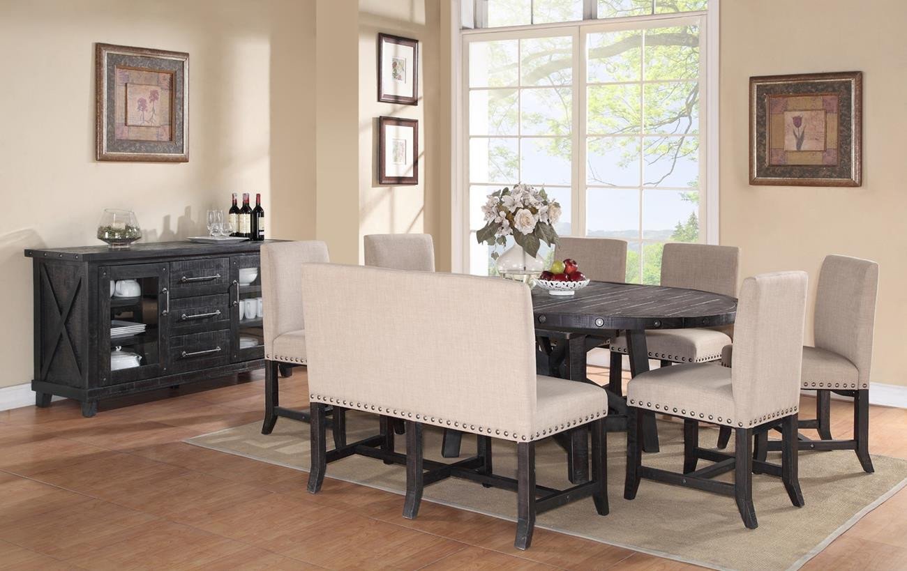 Modus Yosemite 8 PC Round Table Set in Cafe