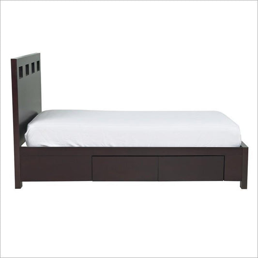 Modus Riva Full Storage Platform Bed in Espresso