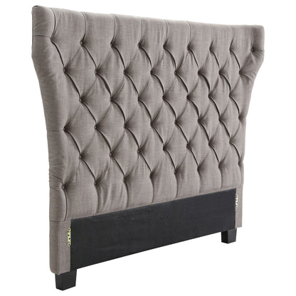 Modus Geneva Full Melina Headboard Bed in Dolphin