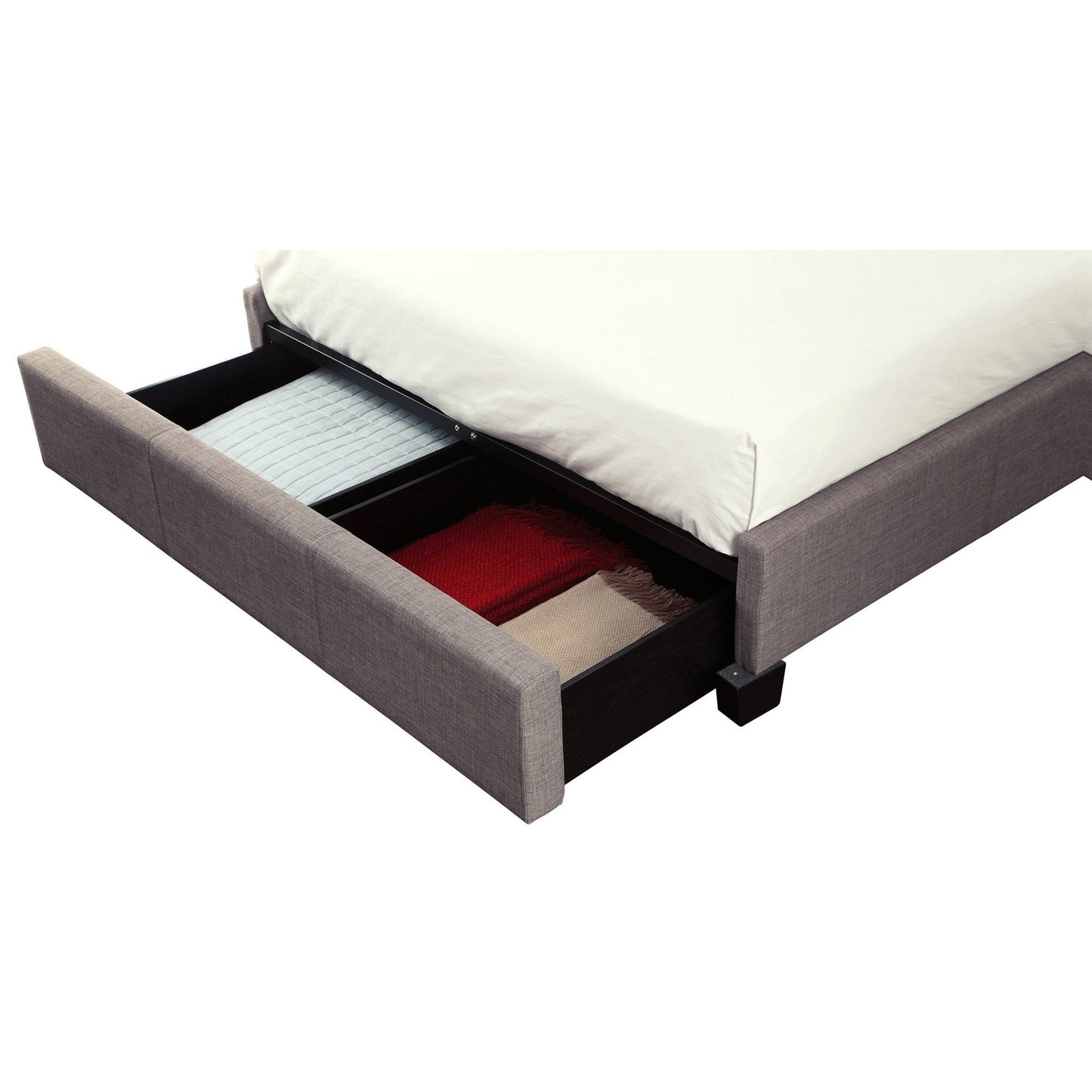 Modus Geneva E King Melina Storage Bed in Dolphin