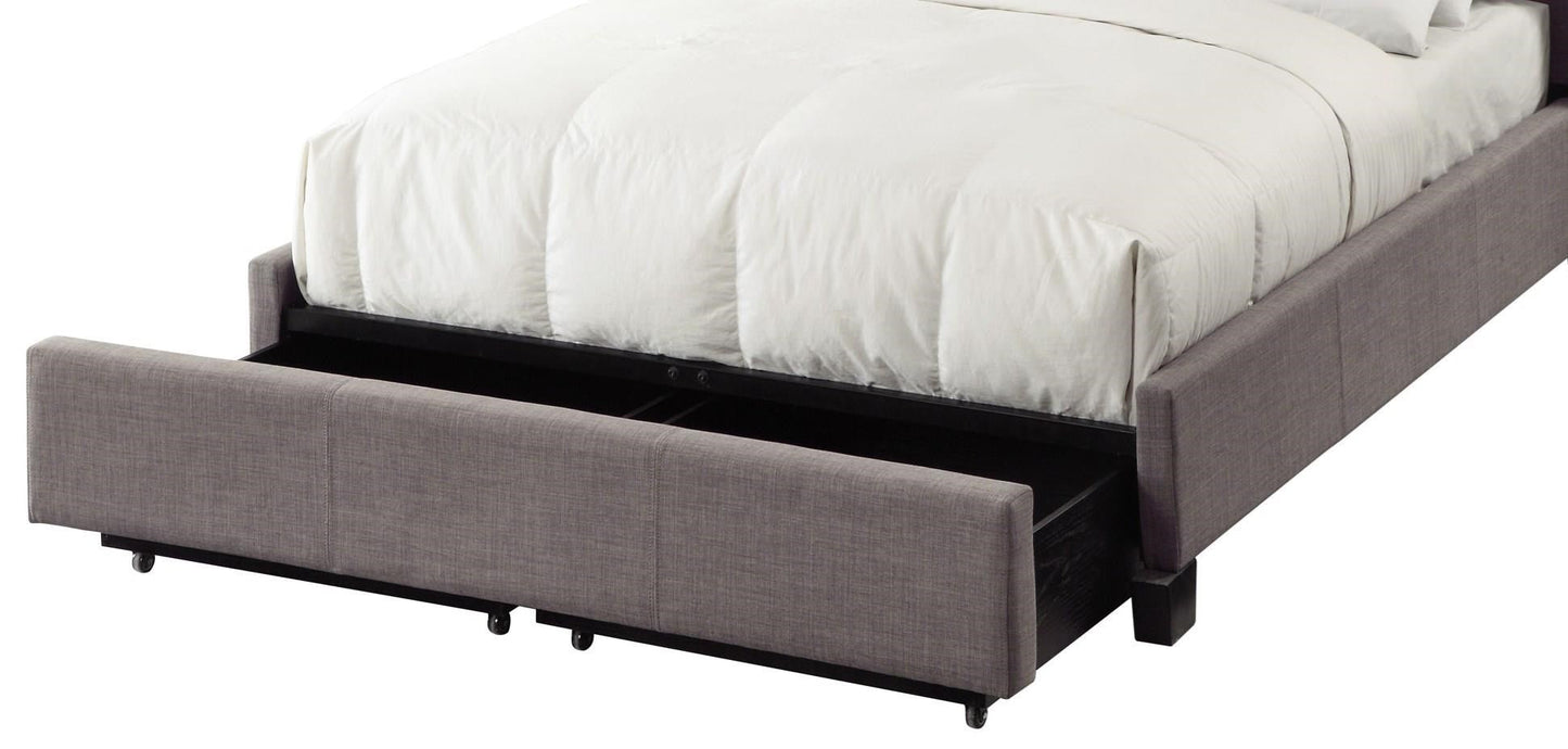 Modus Geneva Full Melina Storage Bed in Dolphin