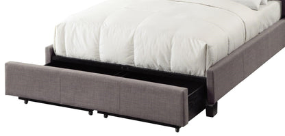 Modus Geneva E King Melina Storage Bed in Dolphin