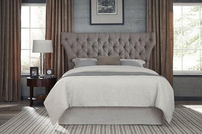 Modus Geneva Queen Melina Headboard Bed in Dolphin