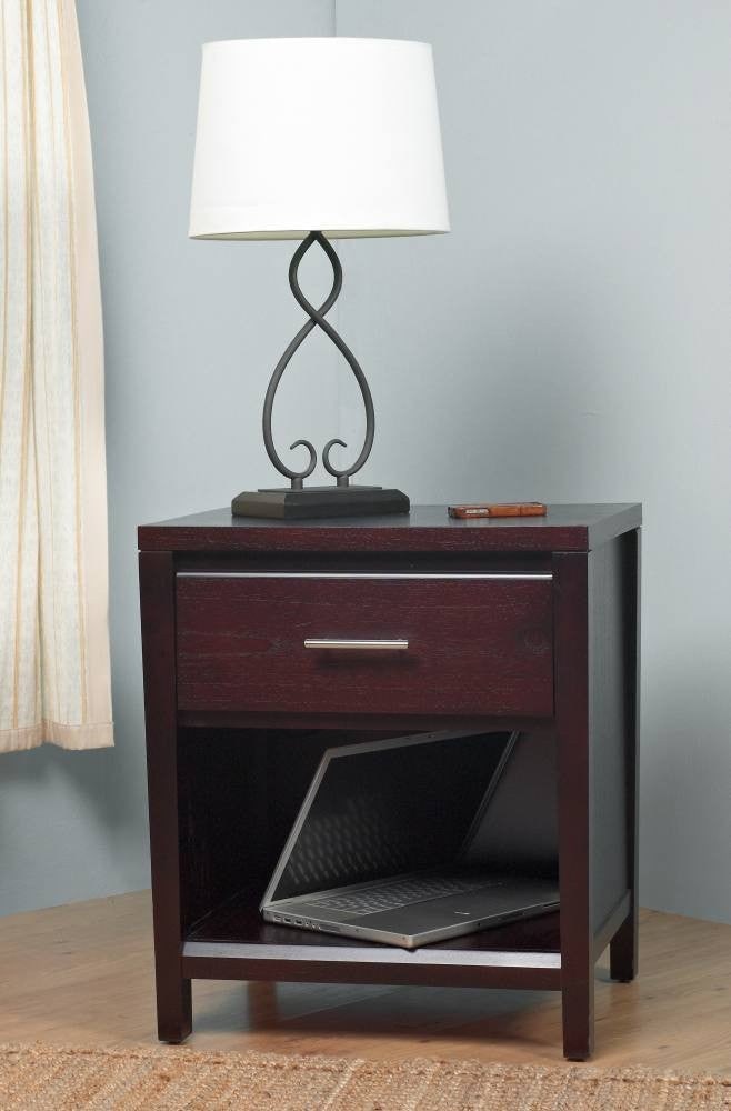 Modus Nevis One Drawer Nightstand in Espresso