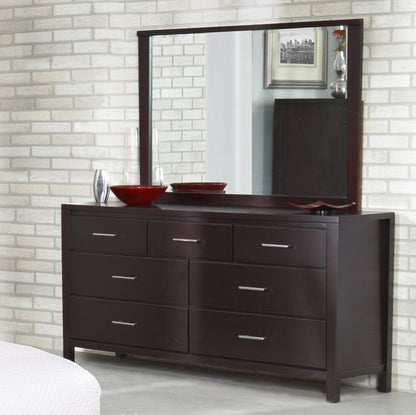 Modus Nevis 4PC Cal King Bedroom Set in Espresso