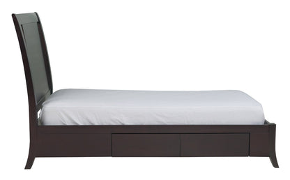 Modus Nevis Cal King Storage Bed in Espresso