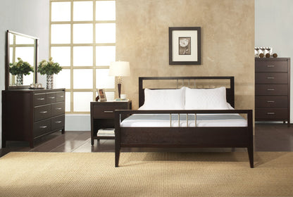 Modus Nevis E King Platform Bed in Espresso