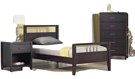 Modus Nevis 6PC Twin Platform Bedroom Set in Espresso