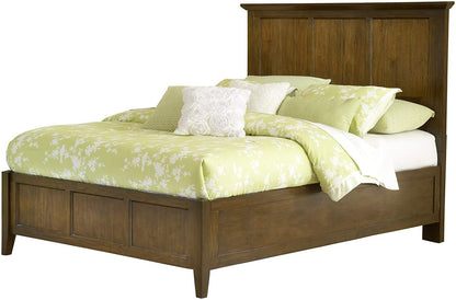 Modus Paragon 5PC Queen Bed Set w 2 Nightstand in Truffle