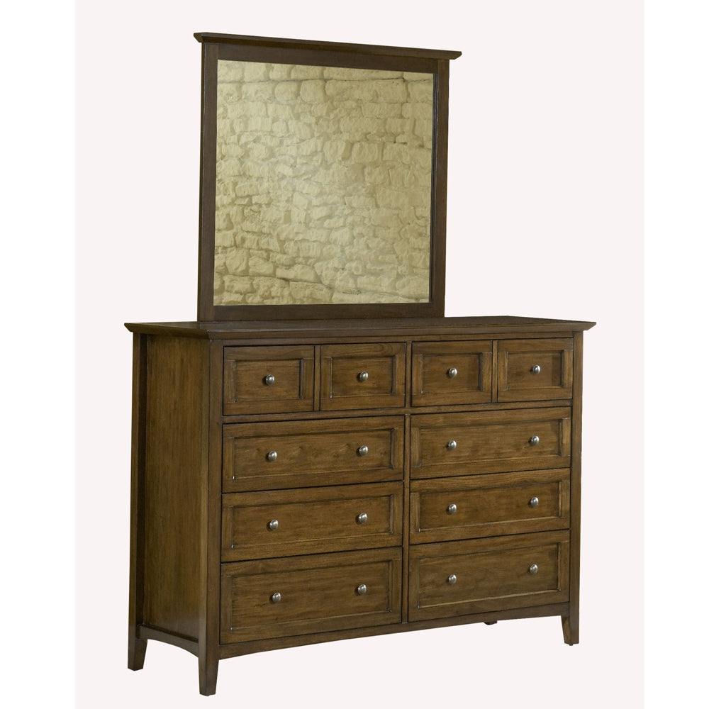 Modus Paragon 4PC E King Bedroom Set w Nightstand in Truffle