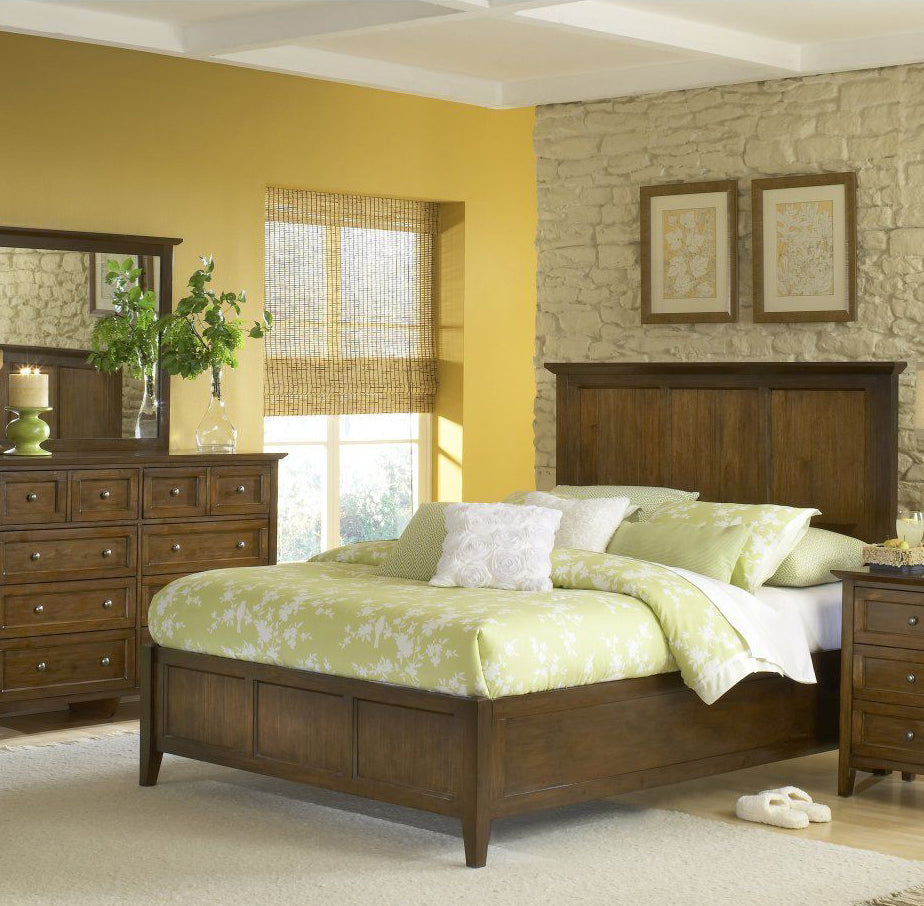 Modus Paragon Cal King Bed in Truffle
