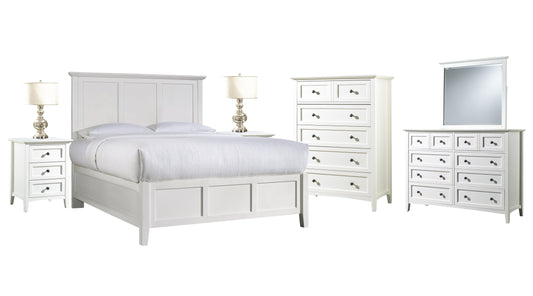 Modus Paragon 6PC E King Bed Set in White