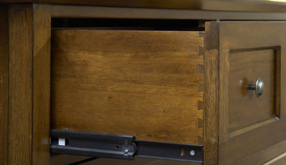 Modus Paragon 6PC E King Storage Bed Set in Truffle