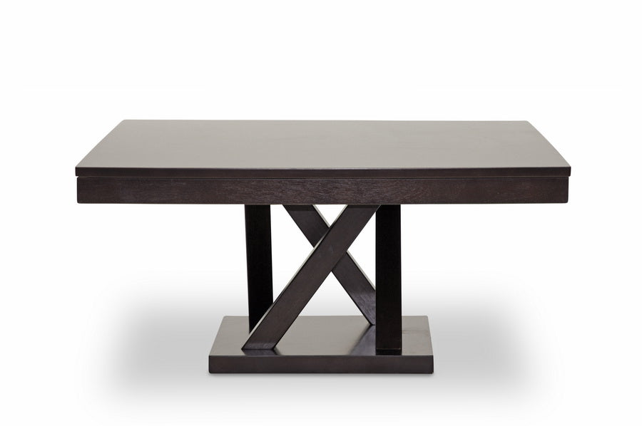 Modern Coffee Table in Dark Brown
