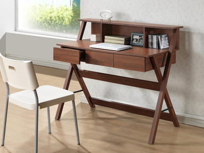 Contemporary Writing Desk in Brown bxi5439-108