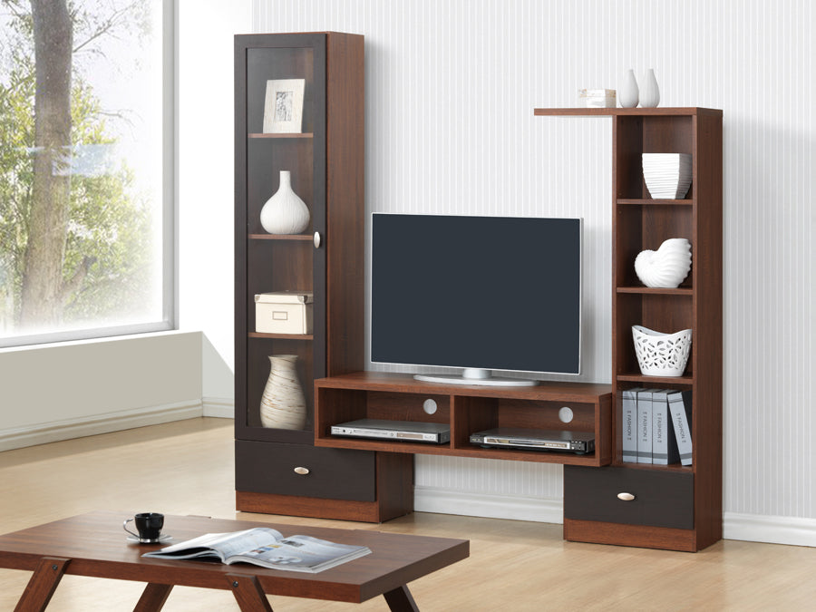 Contemporary TV Stand in Brown bxi5443-108