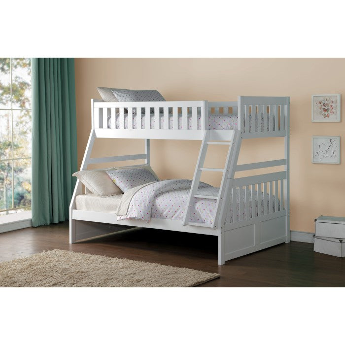 Homelegance Galen Twin / Full Bunk Bed in White