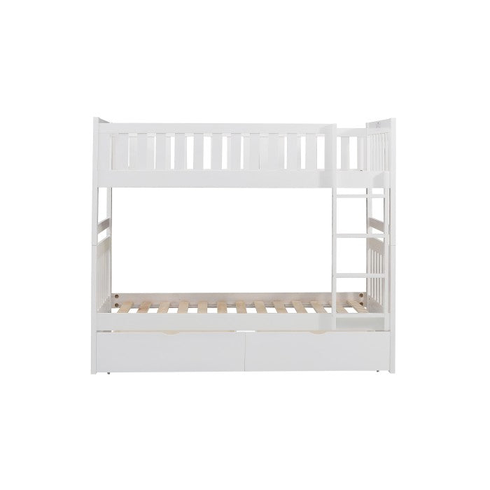 Homelegance Galen Twin / Twin Bunk Bed Storage Drawer in White