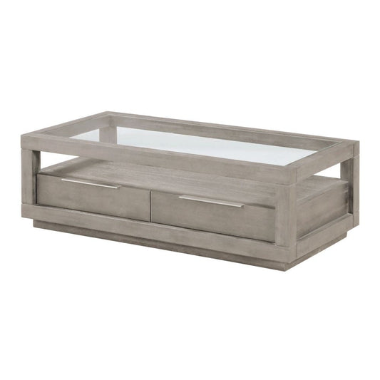 Modus Oxford Two-Drawer Coffee Table in Mineral