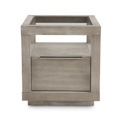 Modus Oxford One-Drawer End Table in Mineral