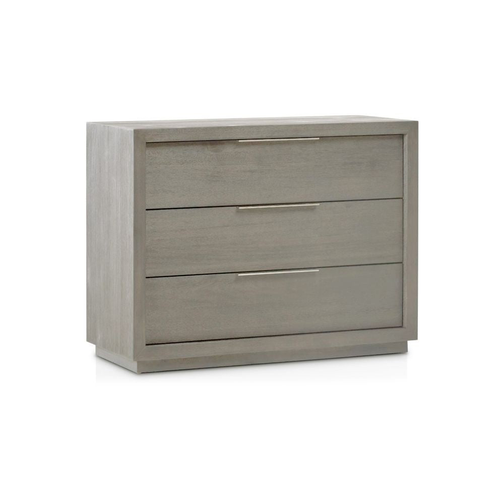 Modus Oxford Three-Drawer Nightstand in Mineral